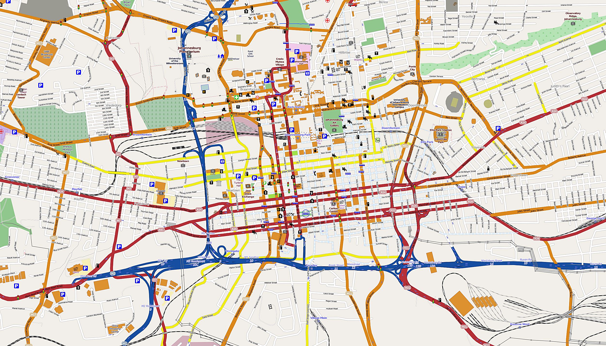 Johannesburg Map 3 