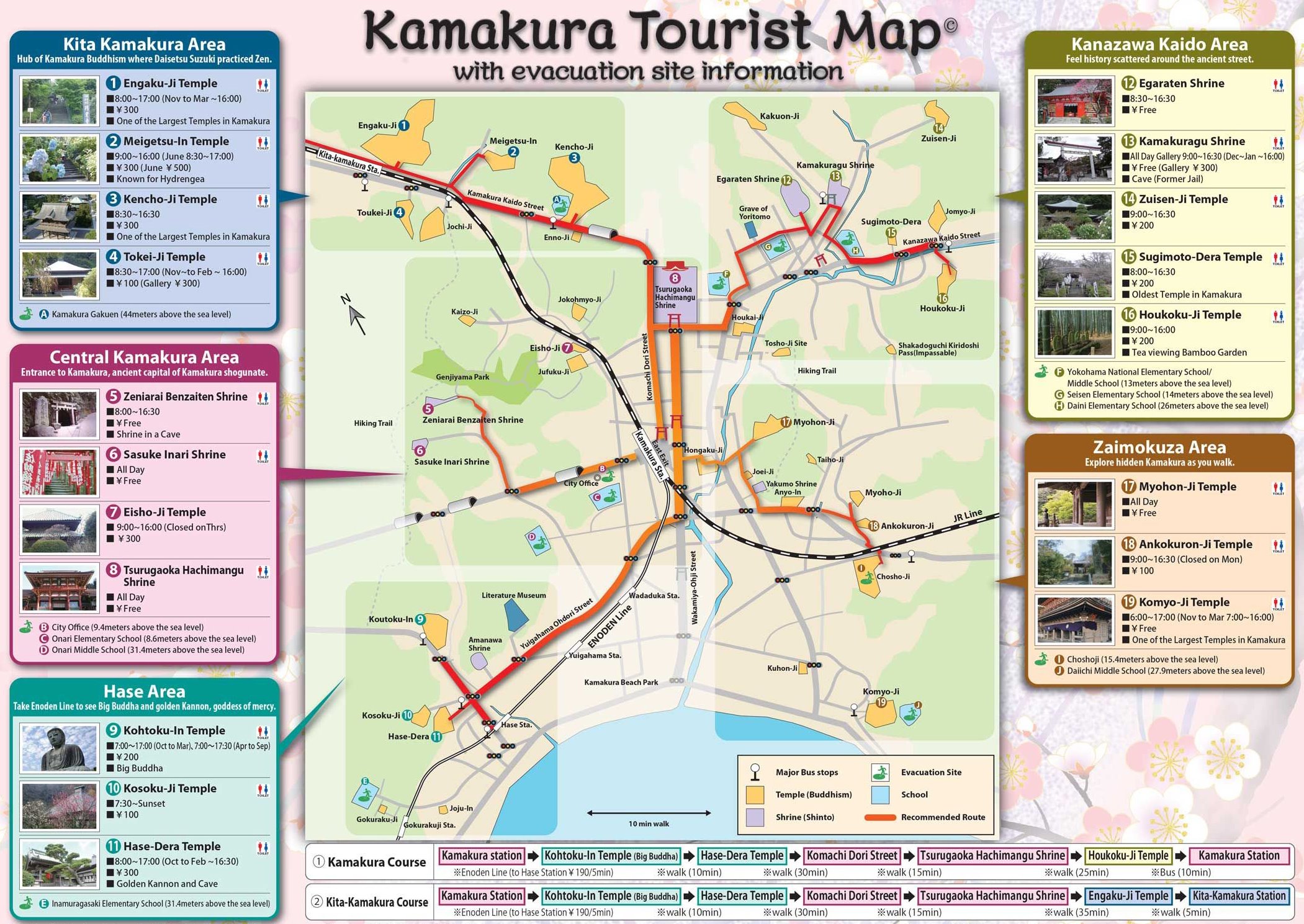 kamakura tourist map