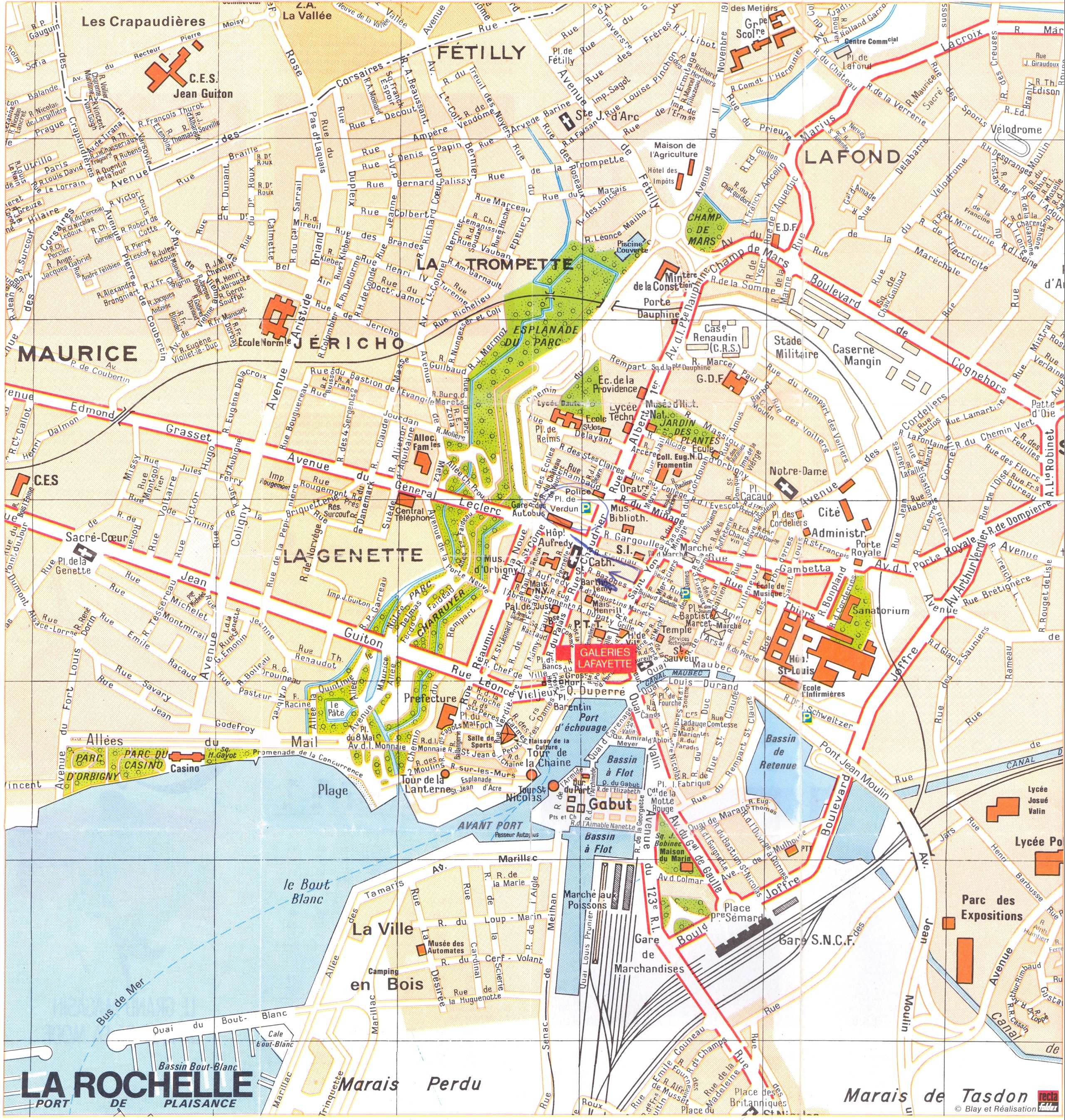 plan de la rochelle