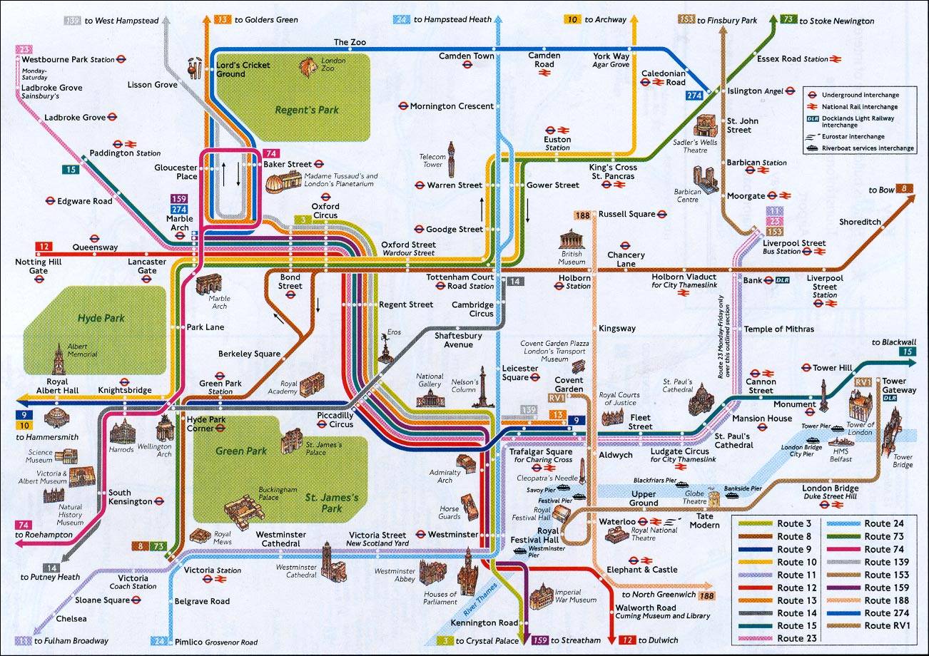 london city tourist map pdf