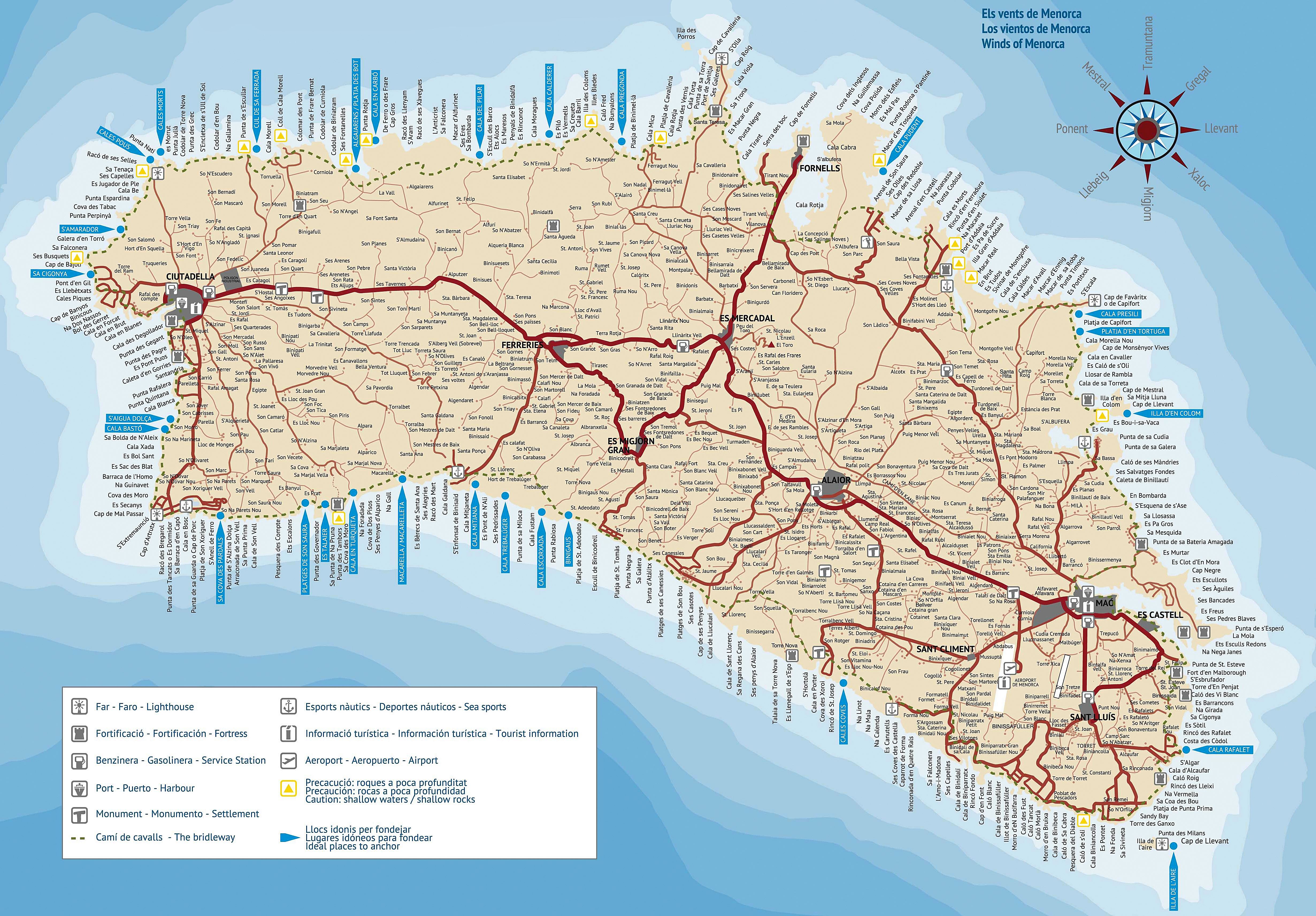 carte de minorque