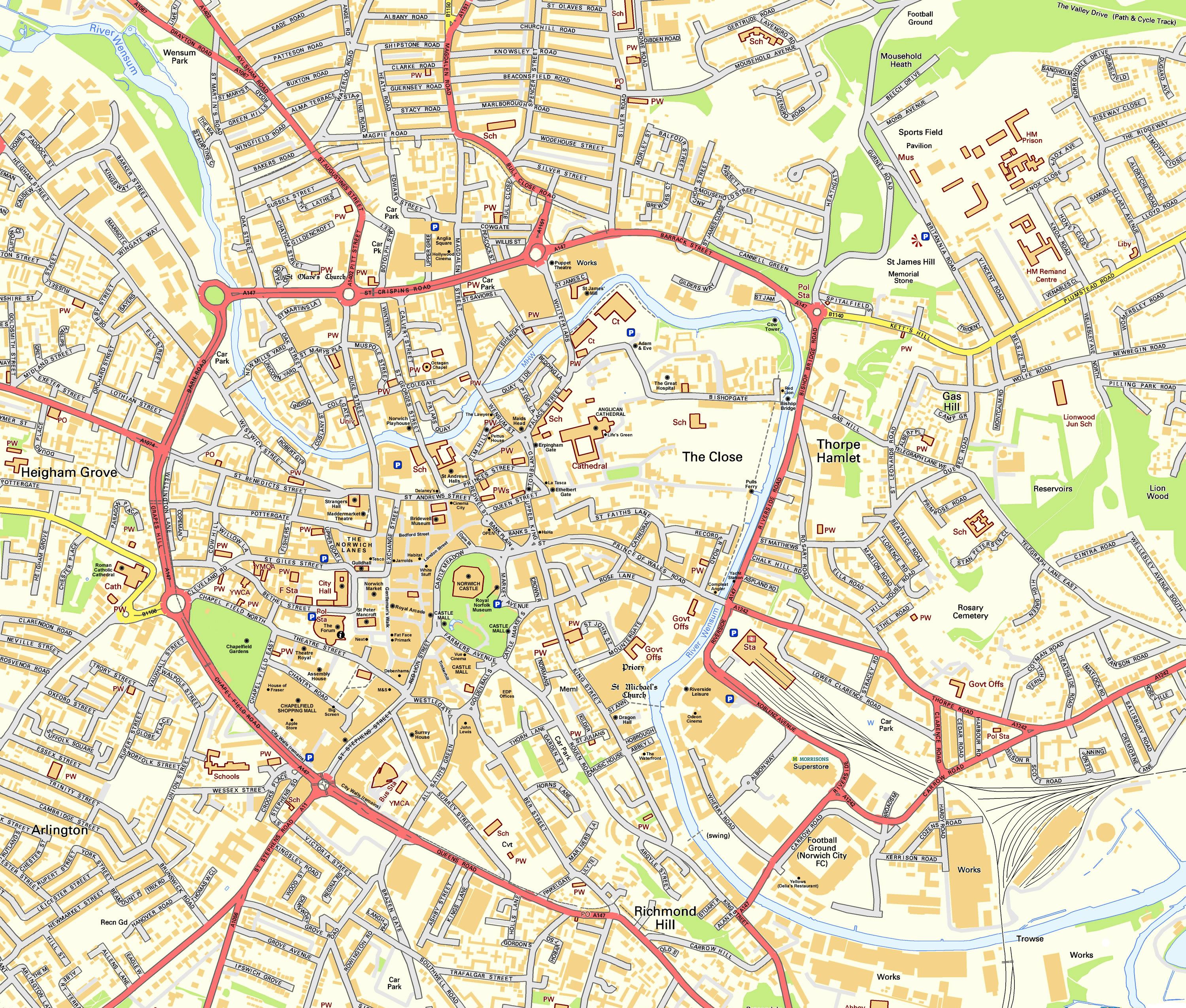 Norwich Map 0 