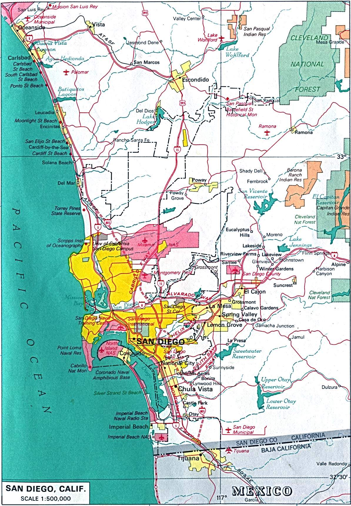 Mapas Detallados De San Diego Para Descargar Gratis E Imprimir
