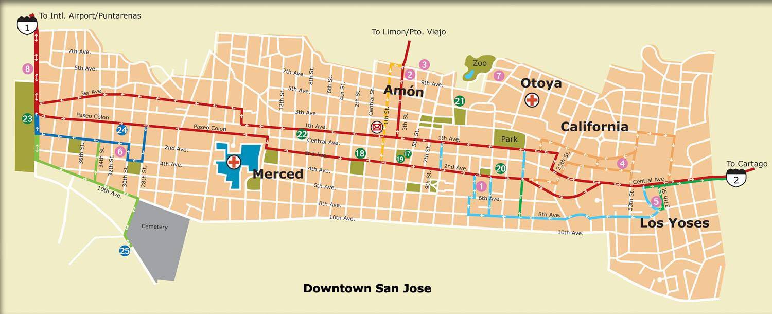 Large San Jose Maps for Free Download and Print | High-Resolution and
