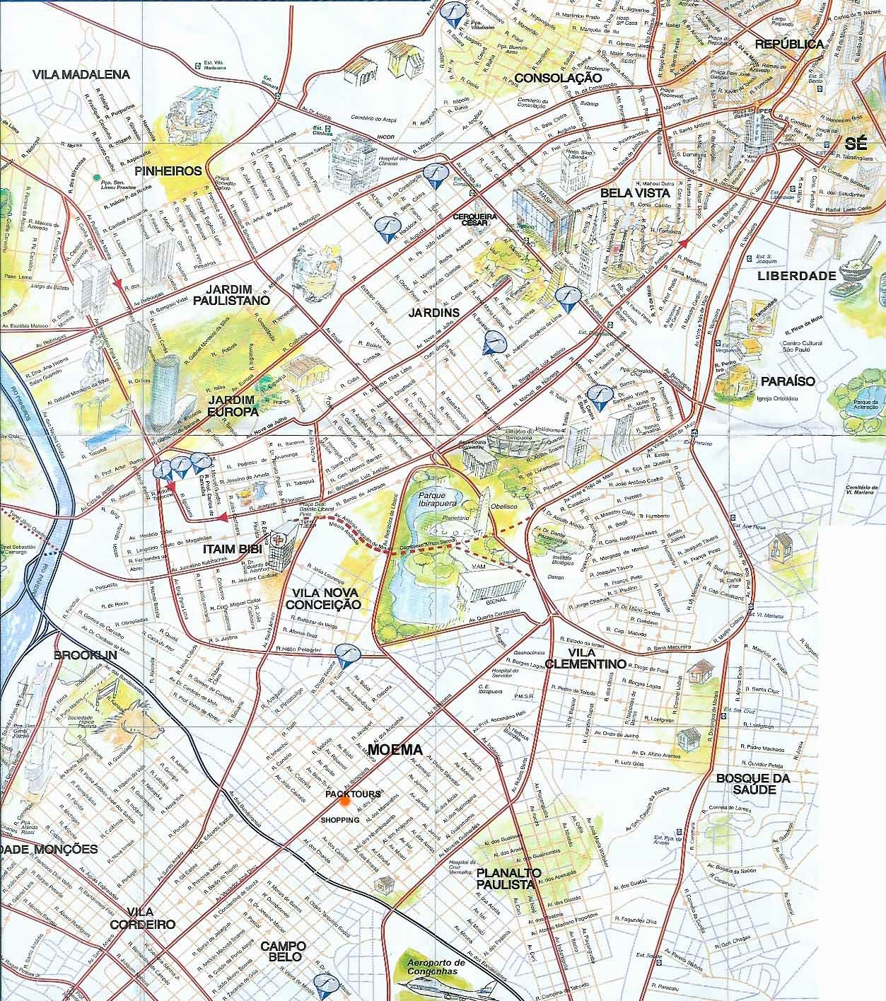 Large Sao Paulo Maps For Free Download And Print High Resolution And Detailed Maps