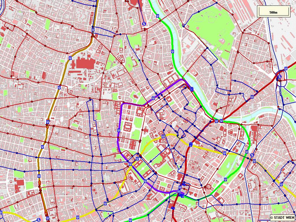 Stadtplan Von Wien Detaillierte Gedruckte Karten Von Wien Osterreich Der Herunterladenmoglichkeit