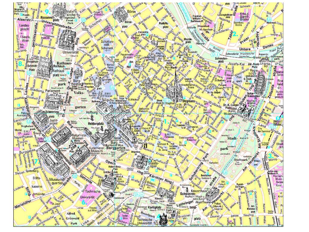 vienna tourist map pdf