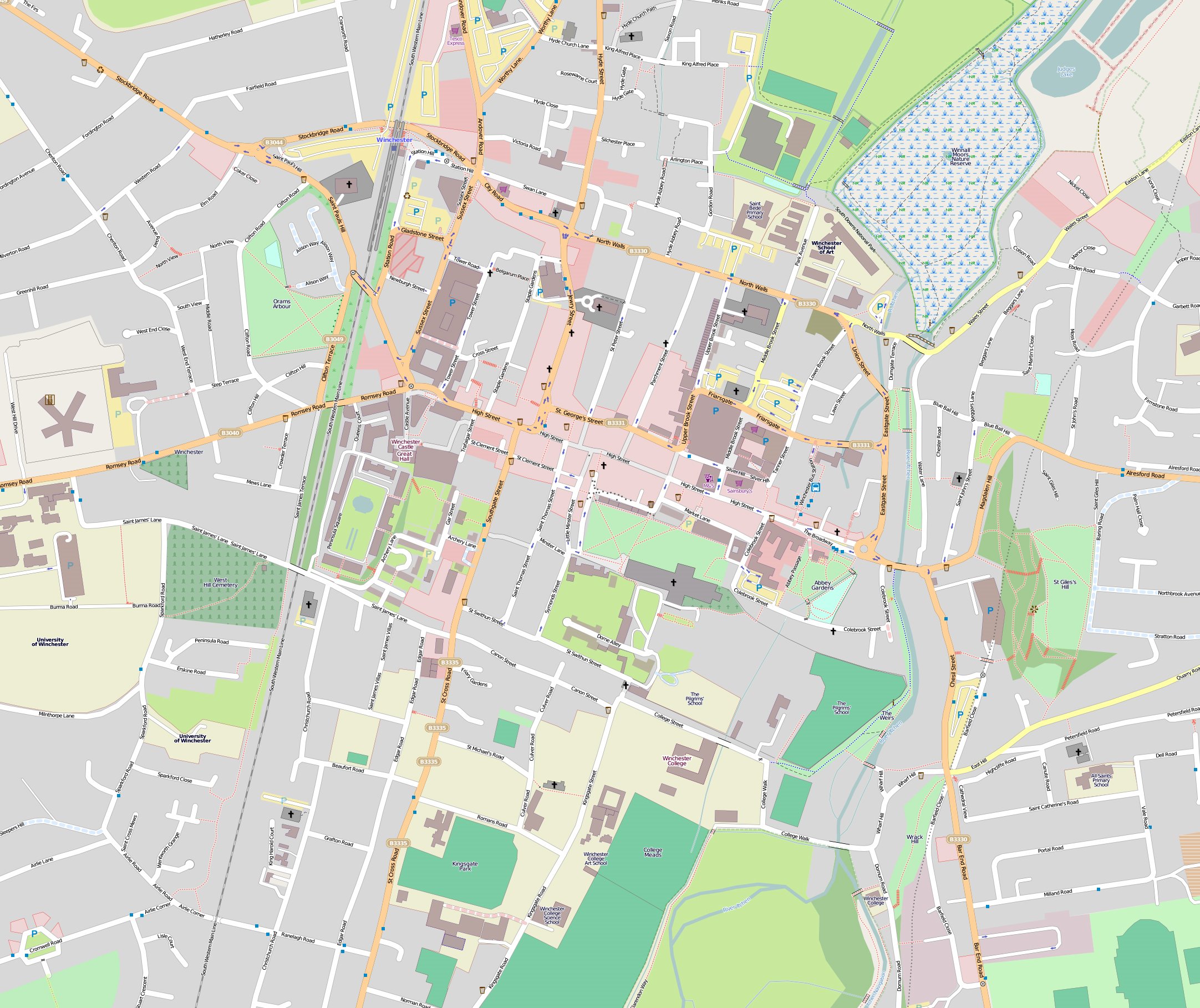 winchester tourist map pdf