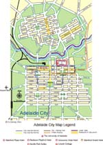 Carte de Adelaide
