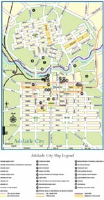 Adelaide kaart - OrangeSmile.com