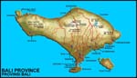 Bali kaart - OrangeSmile.com