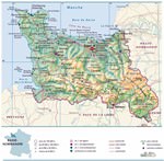 Carte de Normandie
