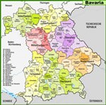 Carte de Bavière