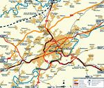 Besancon kaart - OrangeSmile.com