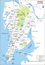 Carte de Bombay