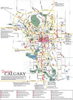 Carte de Calgary
