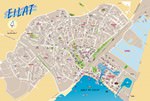 Eilat kaart - OrangeSmile.com
