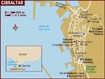Gibraltar kaart - OrangeSmile.com