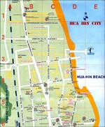 Hua Hin kaart - OrangeSmile.com