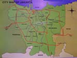 Carte de Jakarta