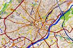 Limoges kaart - OrangeSmile.com