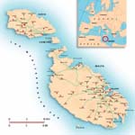 Malta kaart - OrangeSmile.com