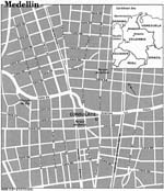 Carte de Medellin