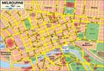 Melbourne kaart - OrangeSmile.com