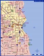 Carte de Milwaukee