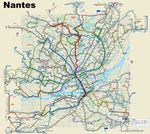 Nantes kaart - OrangeSmile.com