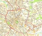 Norwich kaart - OrangeSmile.com