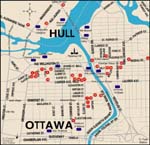 Ottawa kaart - OrangeSmile.com