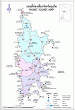 Carte de Phuket