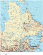 Quebec City kaart - OrangeSmile.com