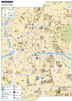 Rennes kaart - OrangeSmile.com