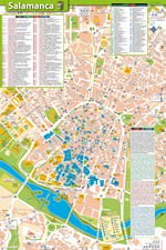 Salamanca kaart - OrangeSmile.com