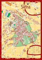 Siena kaart - OrangeSmile.com