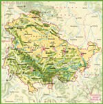 Carte de Thuringe