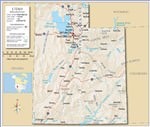 Carte de Utah