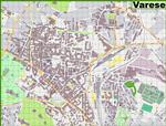 Varese kaart - OrangeSmile.com