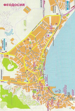 Карта Феодосии 1