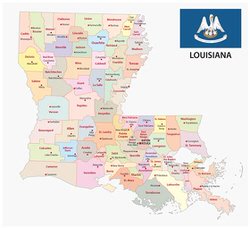 Карта Луизианы 2