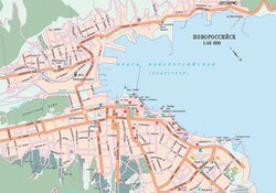 Карта Новороссийска 1