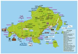 Карта острова Скиатос 1