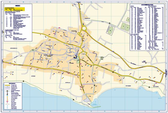 Large map of Ayia Napa 1
