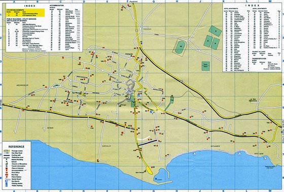Mapa detallado de Ayia Napa 2