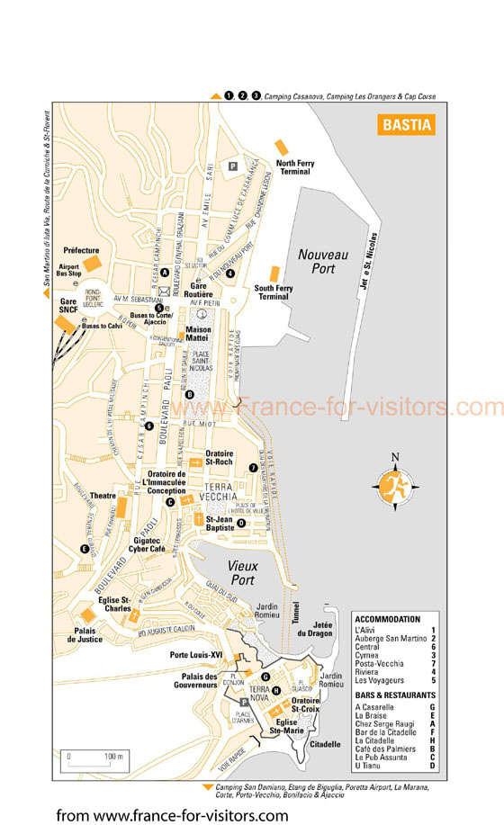 Large map of Bastia 1