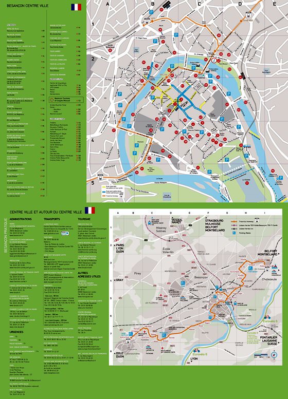 Büyük Haritası: Besançon 1