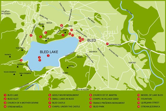 Large map of Bled 1