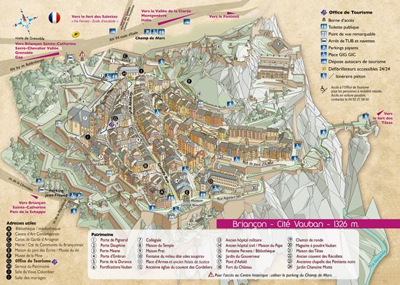 Large map of Briancon 1